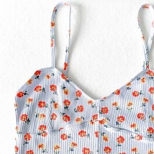 Floral Print Women's Top